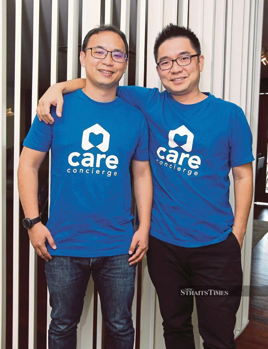 Lu Hoong (left) and Woon Bin founded CARE Concierge in late 2017.