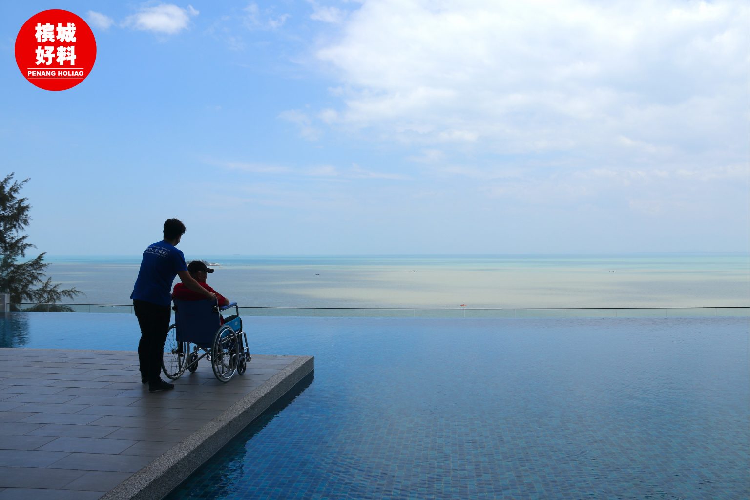 Beautiful sea view at CARE Concierge Recovery Resort, Tanjung Point Residences.