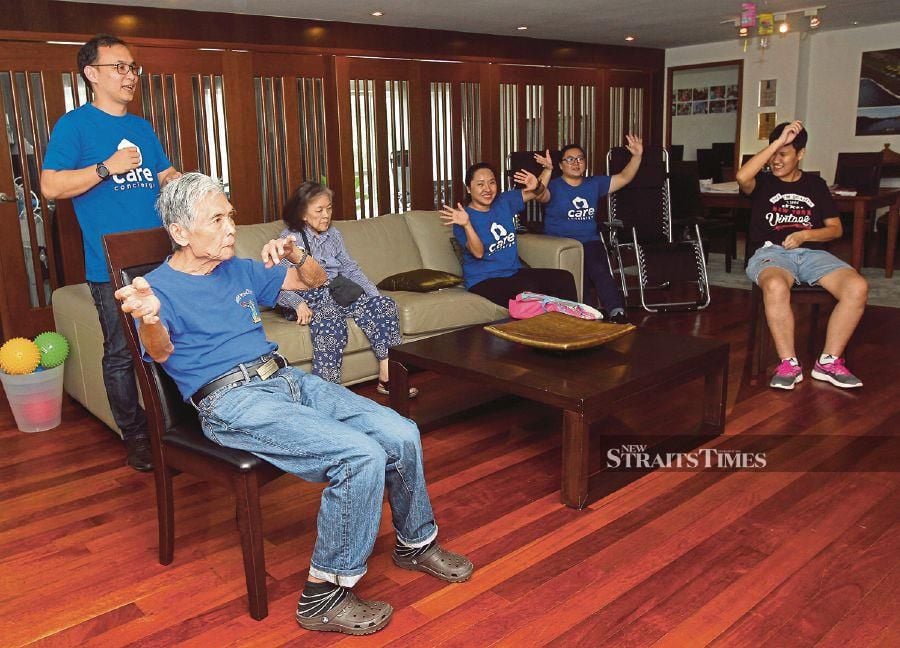Its daycare centre has a range of motion exercise and activities to strengthen the body and stimulate the mind.